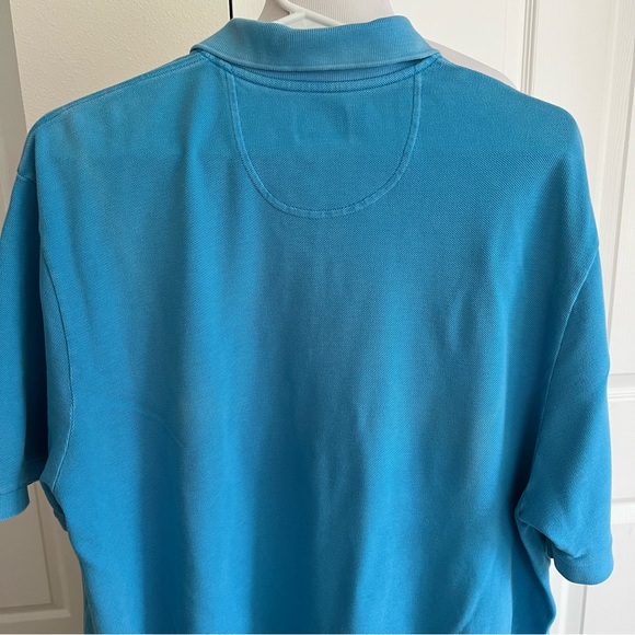 Lacoste Blue Vintage Washed Polo Shirt Mens Sz EU 8 US XXL - Picture 6 of 15